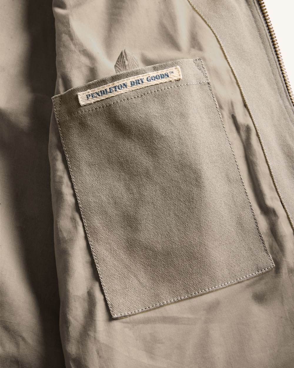 ALTERNATE VIEW OF MEN'S ARLO CANVAS JACKET IN ROCK DOVE image number 5