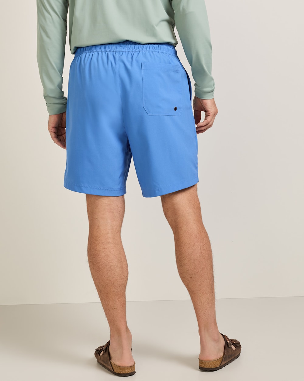 ALTERNATE VIEW OF SALMON FALLS HYDROMORPH SWIM TRUNKS IN DELFT/SALMON FALLS image number 3