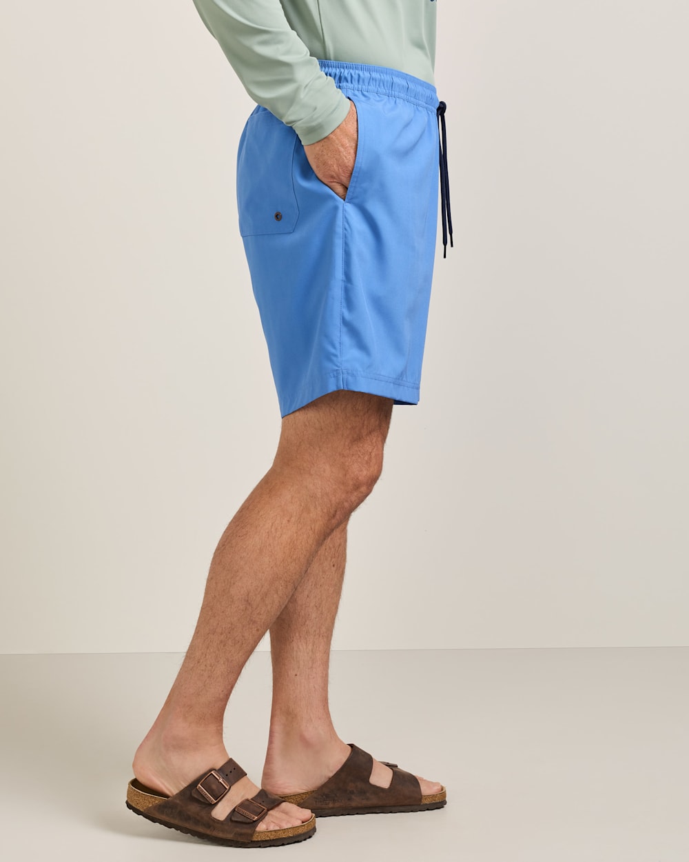 ALTERNATE VIEW OF SALMON FALLS HYDROMORPH SWIM TRUNKS IN DELFT/SALMON FALLS image number 4