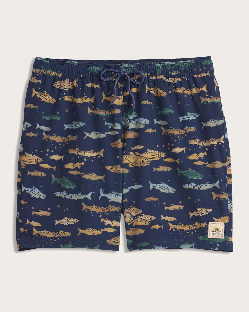 SALMON FALLS SHORESIDE PACK-N-GO SWIM TRUNKS IN SALMON FALLS image number 1