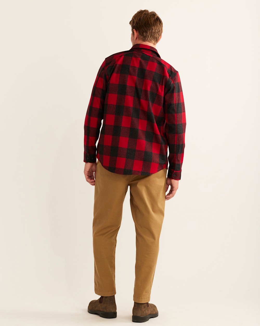 Brilliant Basics Men's Flannel Shirt - Red & Black - Size XS