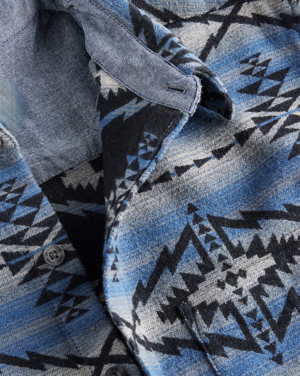ALTERNATE VIEW OF MEN'S MARSHALL DOUBLESOFT SHIRT IN TRAPPER PEAK BLUE/GREY image number 7