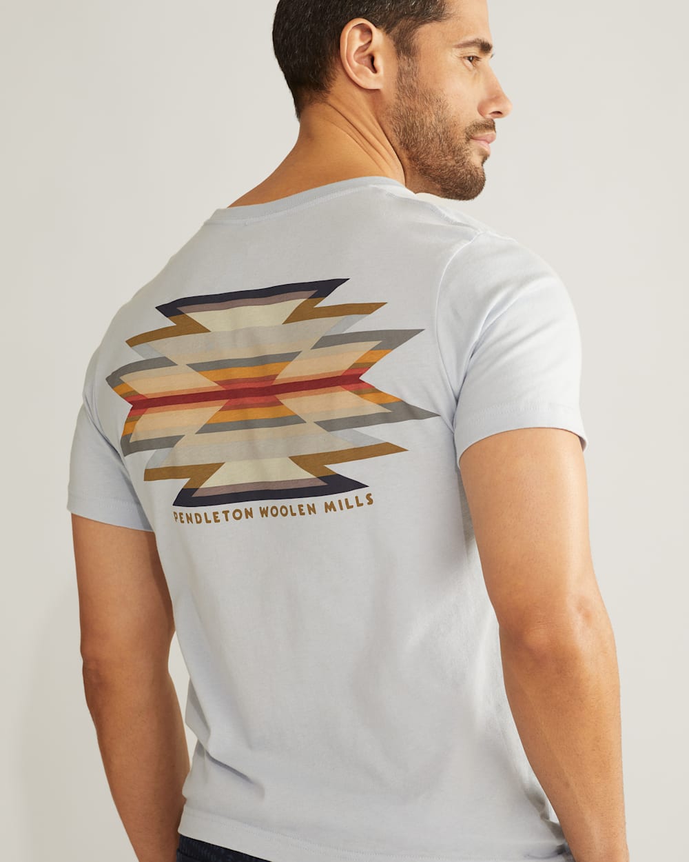MEN'S WYETH TRAIL GRAPHIC TEE IN LIGHT BLUE/MULTI image number 1