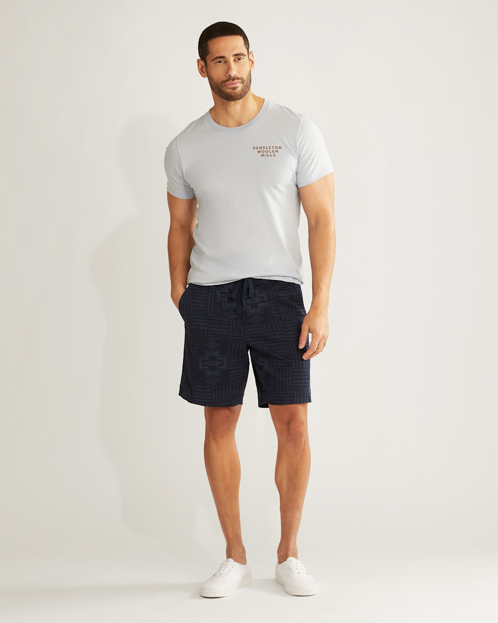 ALTERNATE VIEW OF MEN'S WYETH TRAIL GRAPHIC TEE IN LIGHT BLUE/MULTI image number 4