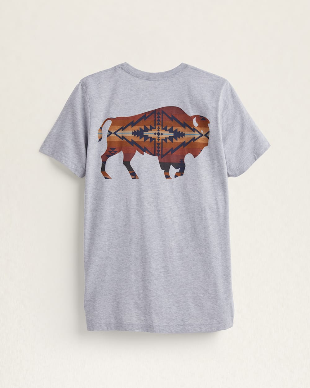 MEN'S TRAPPER PEAK BUFFALO GRAPHIC TEE IN GREY HEATHER/MULTI image number 1