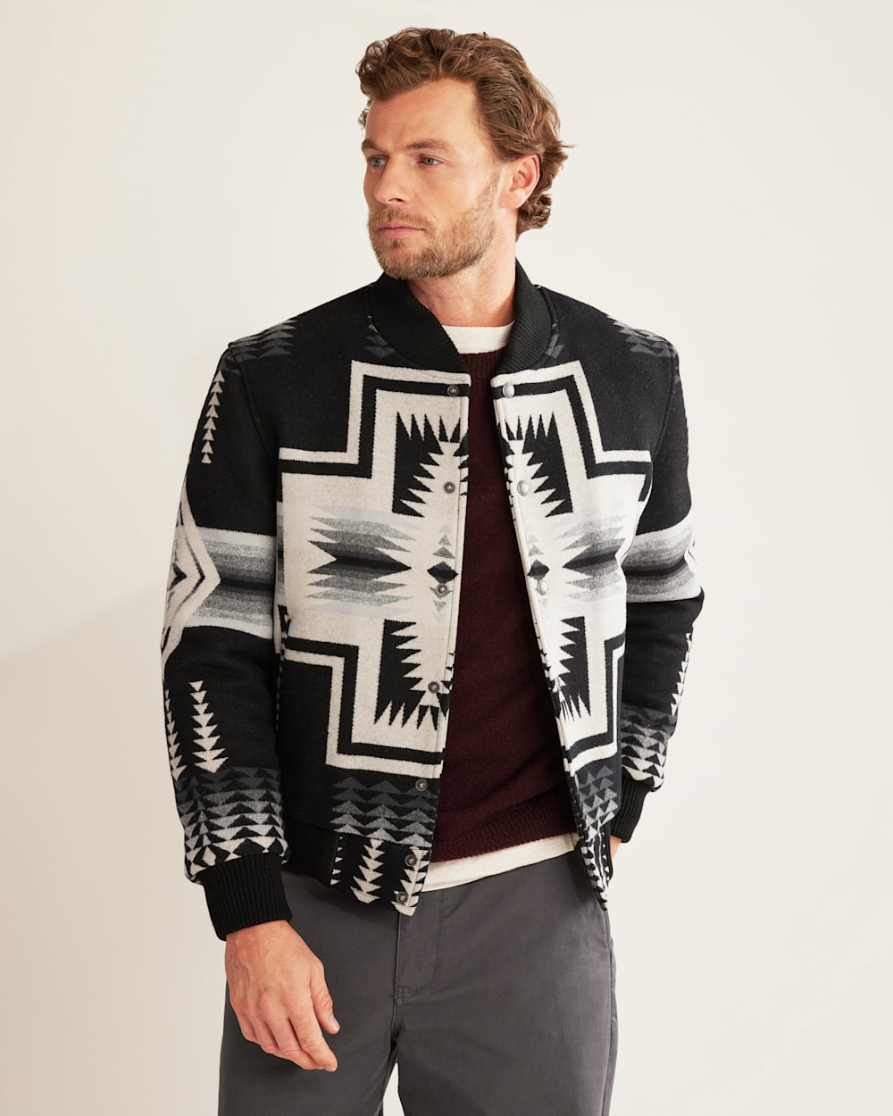 Stay Warm & Stylish with Men's Gorge Wool Jacket | Pendleton