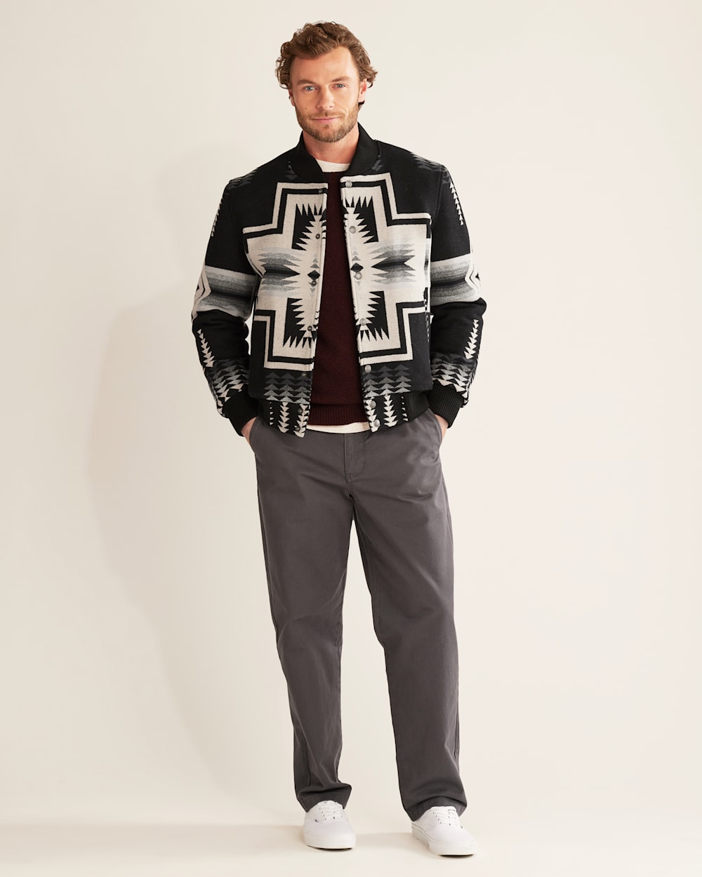 Stay Warm & Stylish with Men's Gorge Wool Jacket | Pendleton