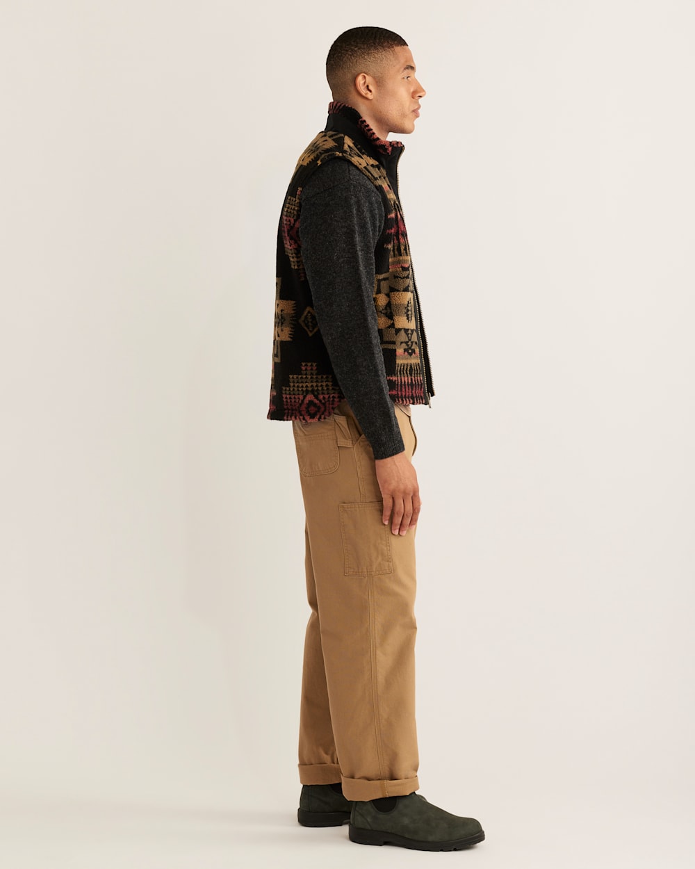 Stay Stylish with Men s Ridgeline Berber Fleece Vest Pendleton