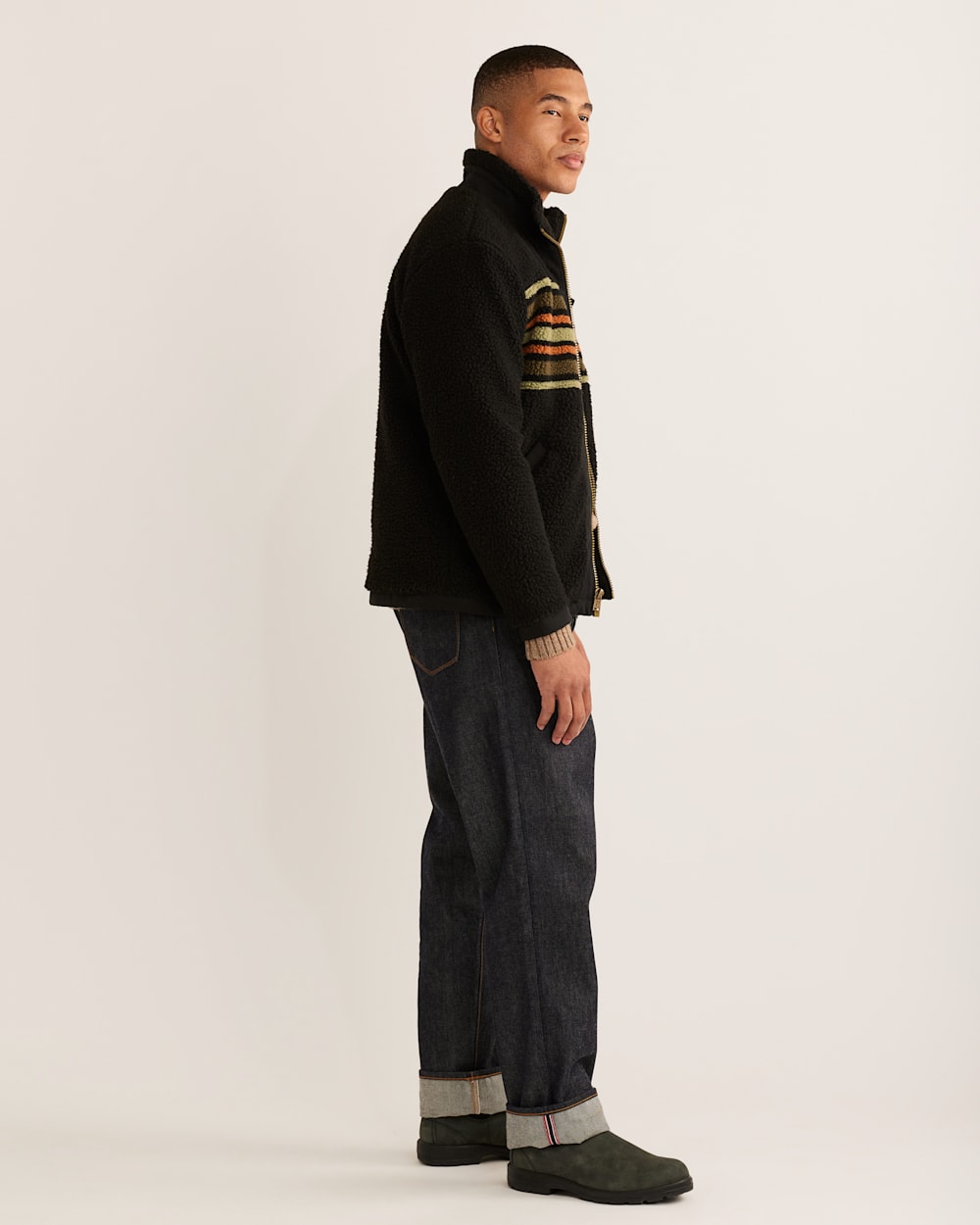 Mens warm fleece jacket sale