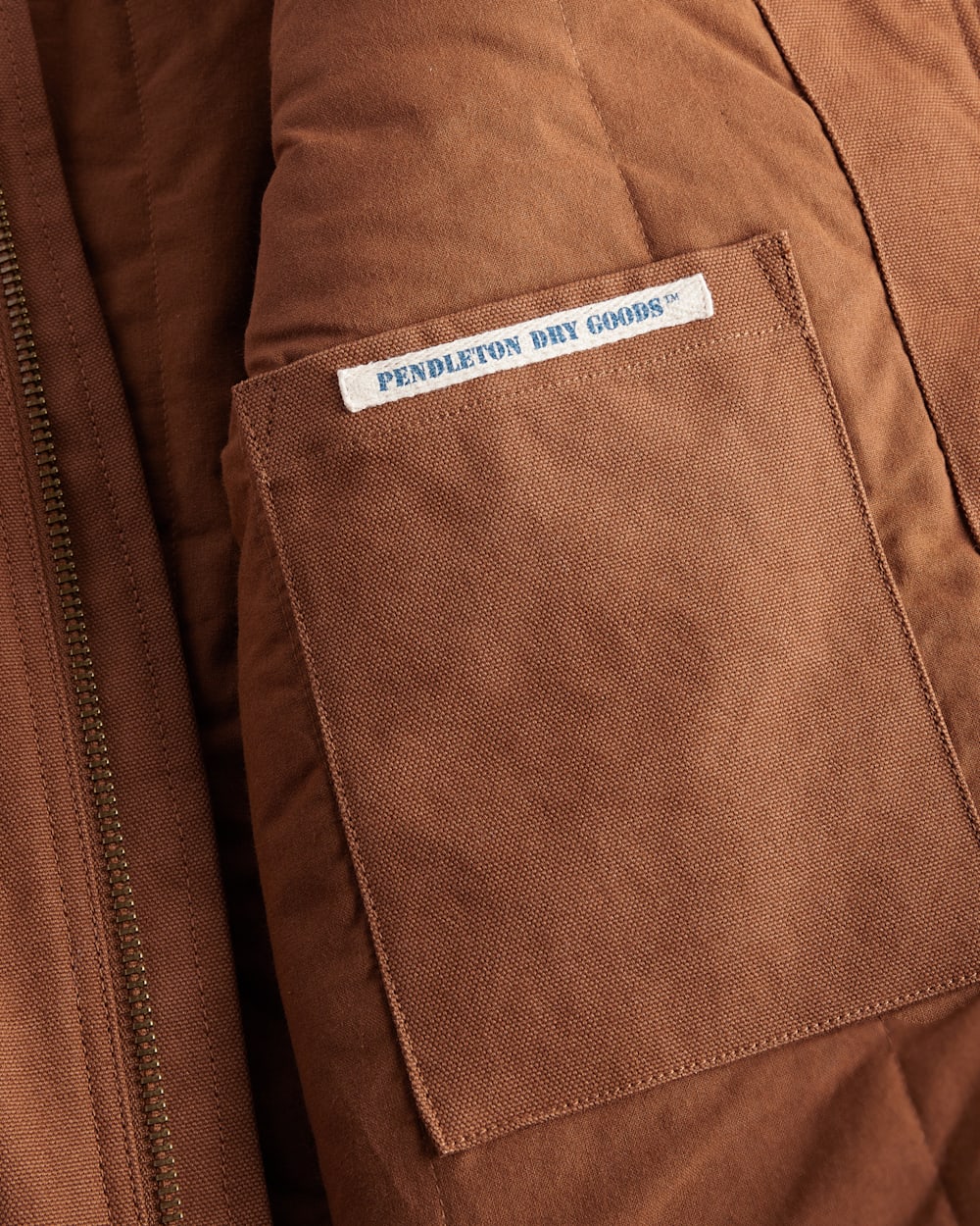 ALTERNATE VIEW OF MEN'S CARSON CITY CANVAS BARN COAT IN WHISKEY image number 6