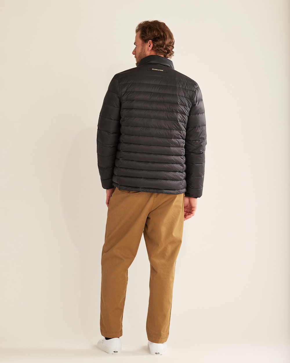 ALTERNATE VIEW OF MEN'S GENESEE REVERSIBLE DOWN JACKET IN BLACK DIAMOND PEAK image number 6