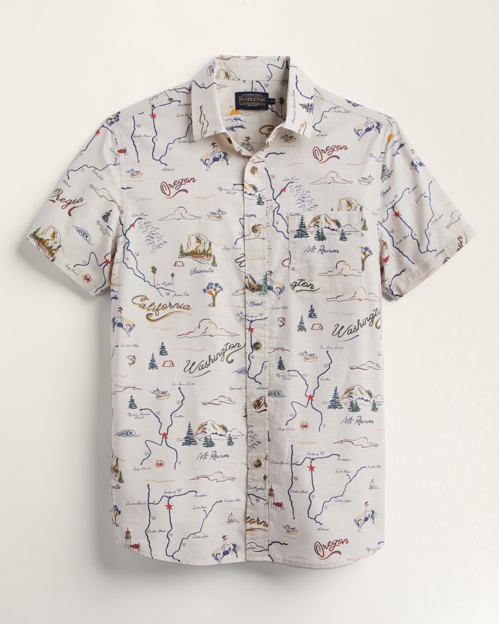 ALTERNATE VIEW OF MEN'S SHORT-SLEEVE SHORELINE SHIRT IN TAN ROUTE 101 image number 4