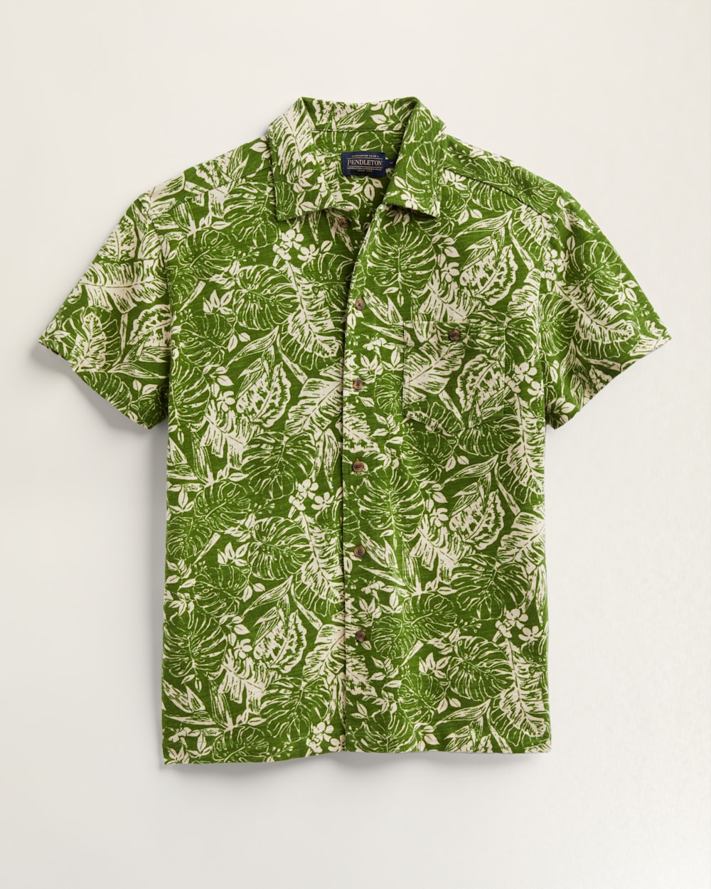 MEN'S SHORT-SLEEVE WAYSIDE KNIT SHIRT IN OLIVE GREEN image number 1