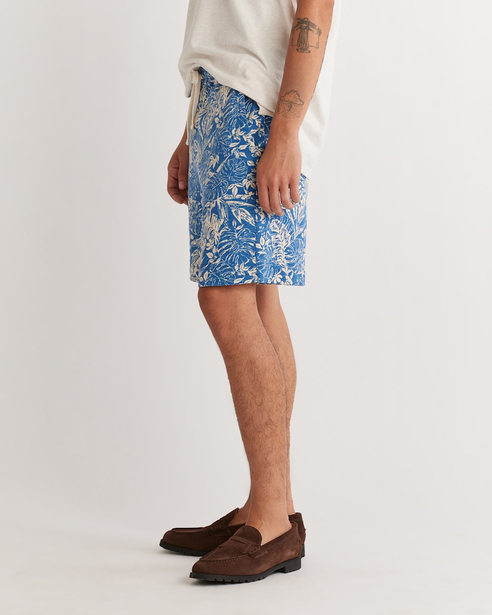 【PORTERNA】Tied Slin Shorts INCOTEX Slim-Fit Linen and Cotton-Blend Shorts for Men | MR