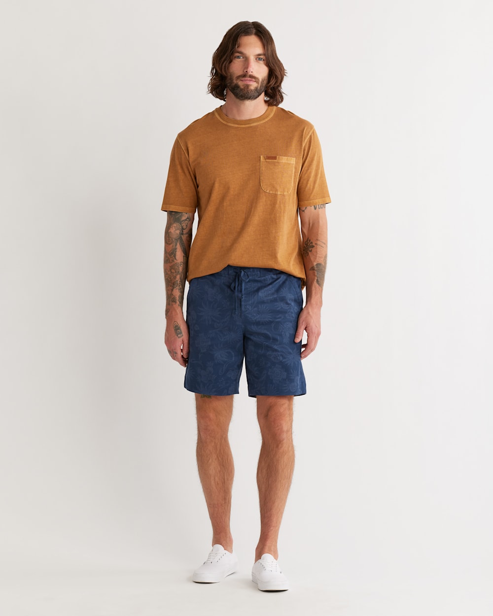 MEN'S CRUISER SHORTS IN INDIGO CHIEF JOSEPH image number 1