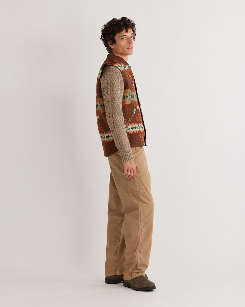 Pendleton wool vest mens hotsell