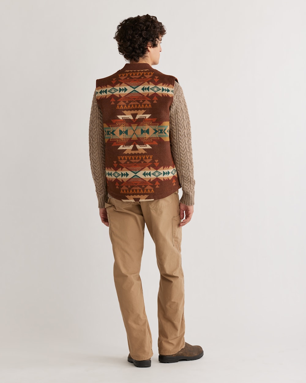 Pendleton wool vest mens hot sale