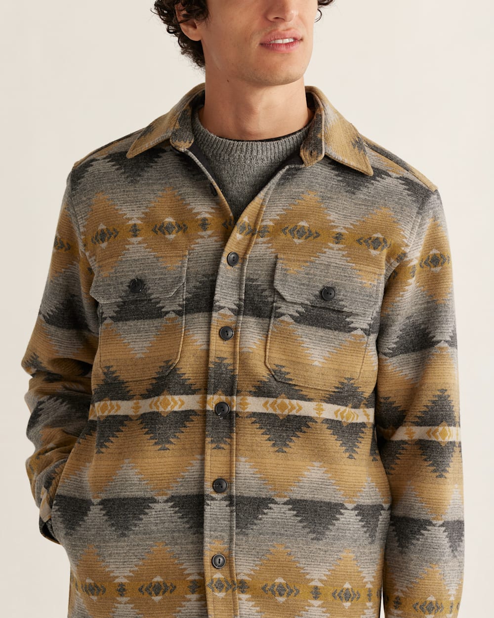 Shop Men's Quilted Wool Shirt Jacket | Pendleton