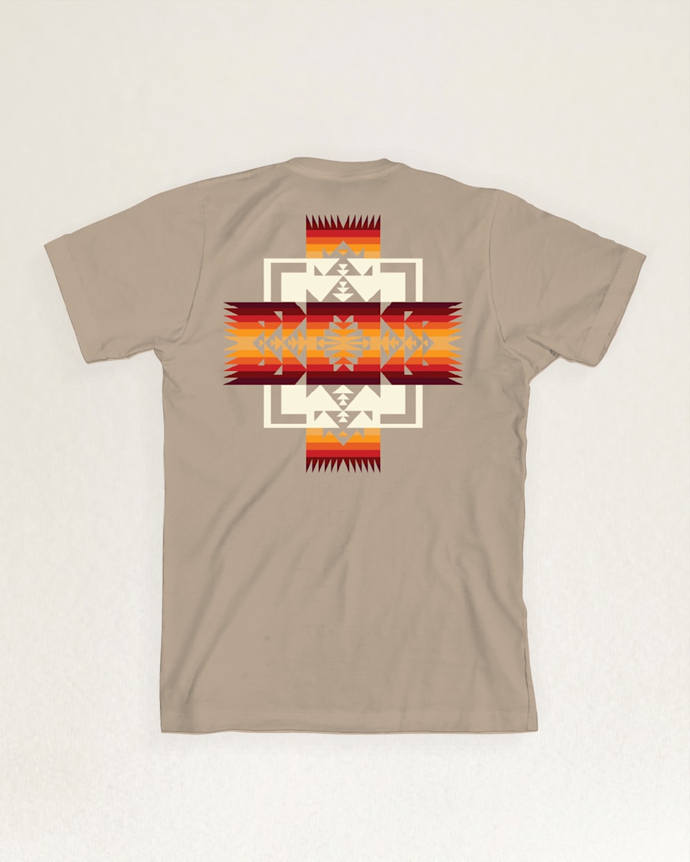 ALTERNATE VIEW OF MEN'S GRAPHIC TEE IN TAN CHIEF JOSEPH image number 2