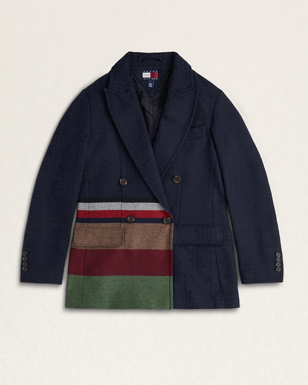 TOMMY X PENDLETON UNISEX BLAZER IN NEW YORK STRIPE image number 1