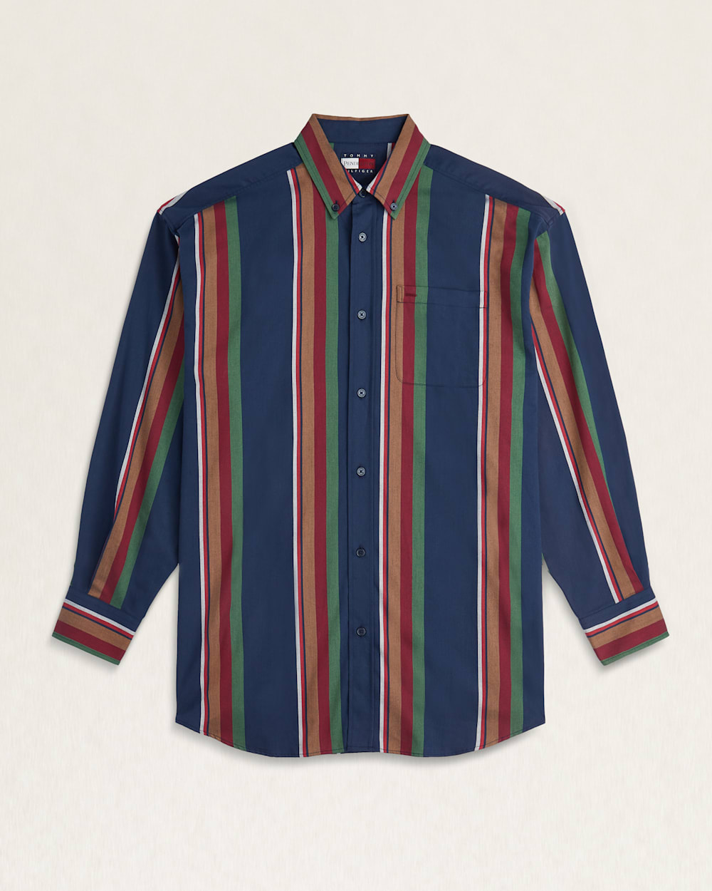 TOMMY X PENDLETON UNISEX PREP SHIRT IN NEW YORK STRIPE image number 1