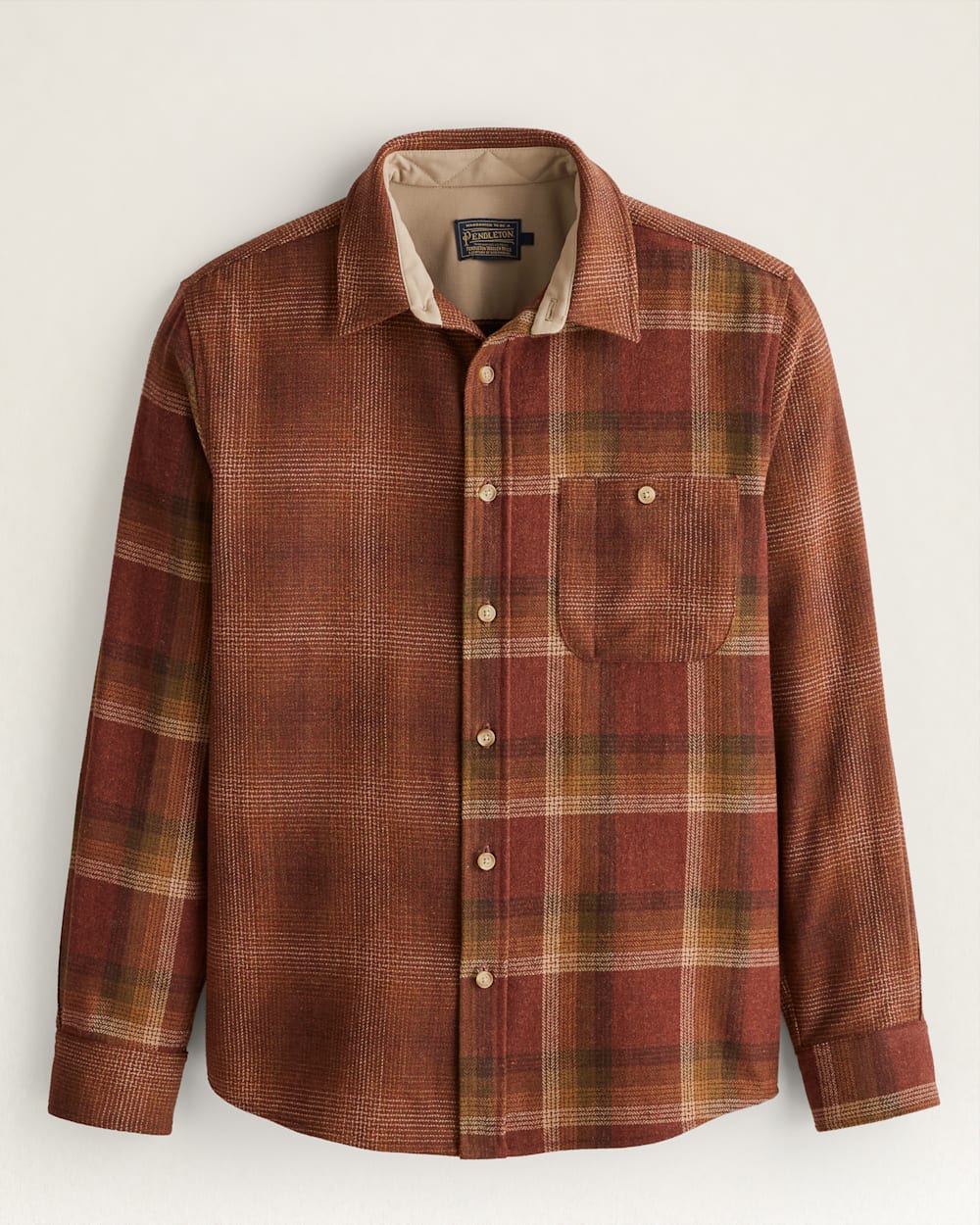 MEN'S CENTENNIAL PLAID SHIRT IN RED MIX MULTI OMBRE image number 1