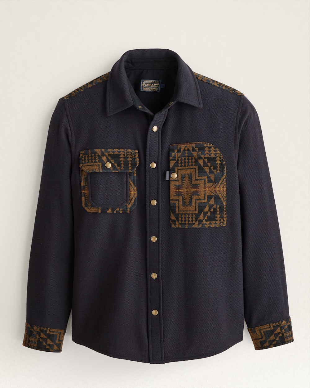 MEN'S CENTENNIAL HARDING SHIRT IN GREY/MAROON TWILL image number 1