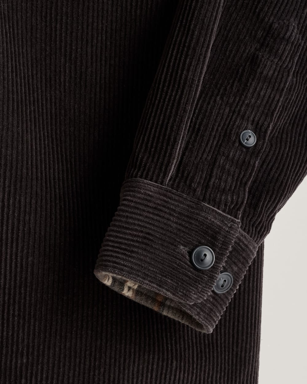 ALTERNATE VIEW OF MEN'S BELMONT CORDUROY SHIRT JACKET IN CHARCOAL image number 3