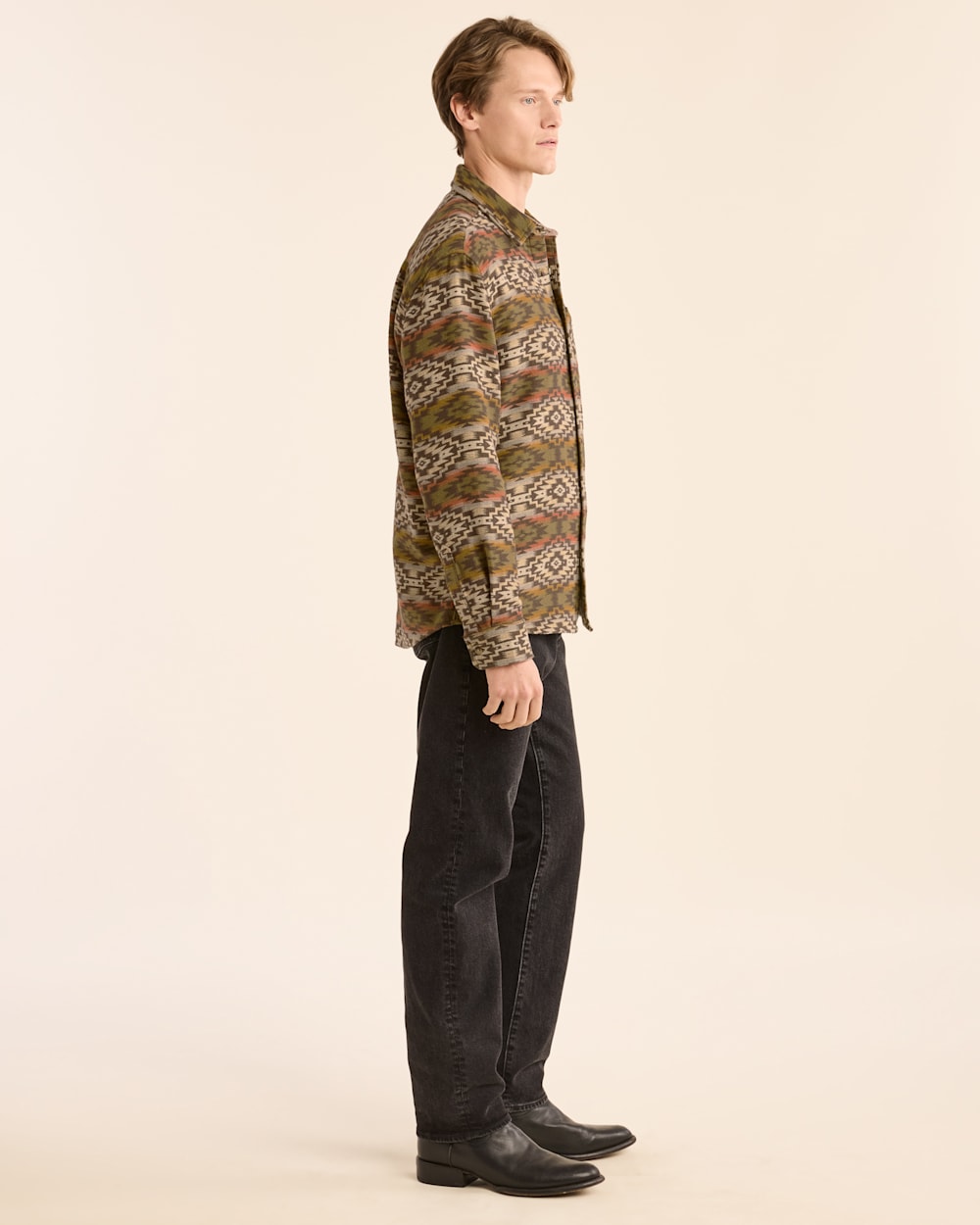 ALTERNATE VIEW OF MEN'S DOUBLESOFT MESILLA MARSHALL SHIRT IN BROWN MULTI image number 2