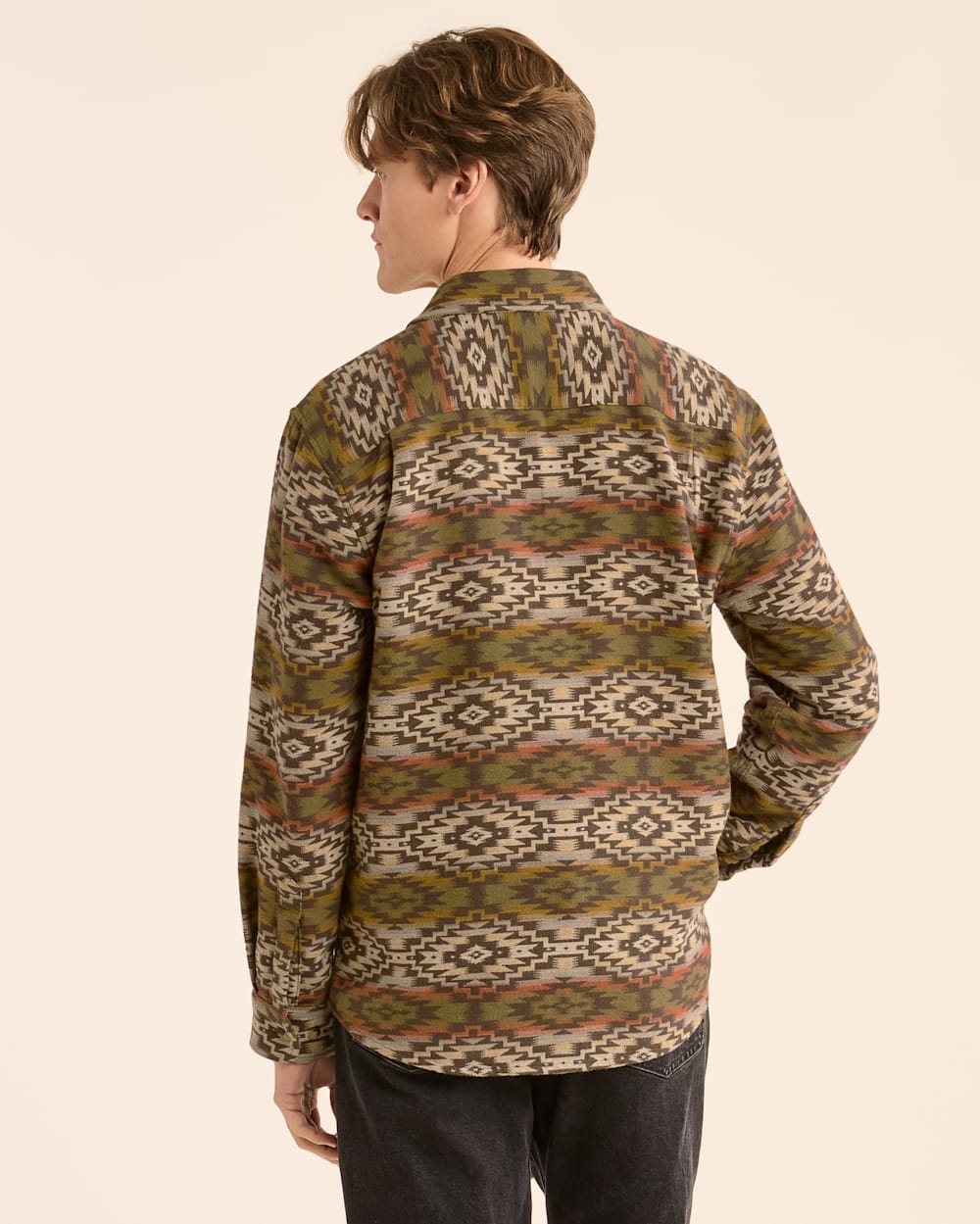 ALTERNATE VIEW OF MEN'S DOUBLESOFT MESILLA MARSHALL SHIRT IN BROWN MULTI image number 3