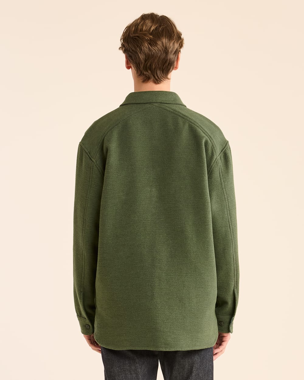 ALTERNATE VIEW OF MEN'S DOUBLESOFT DRIFTWOOD SHIRT IN BRONZE GREEN image number 3