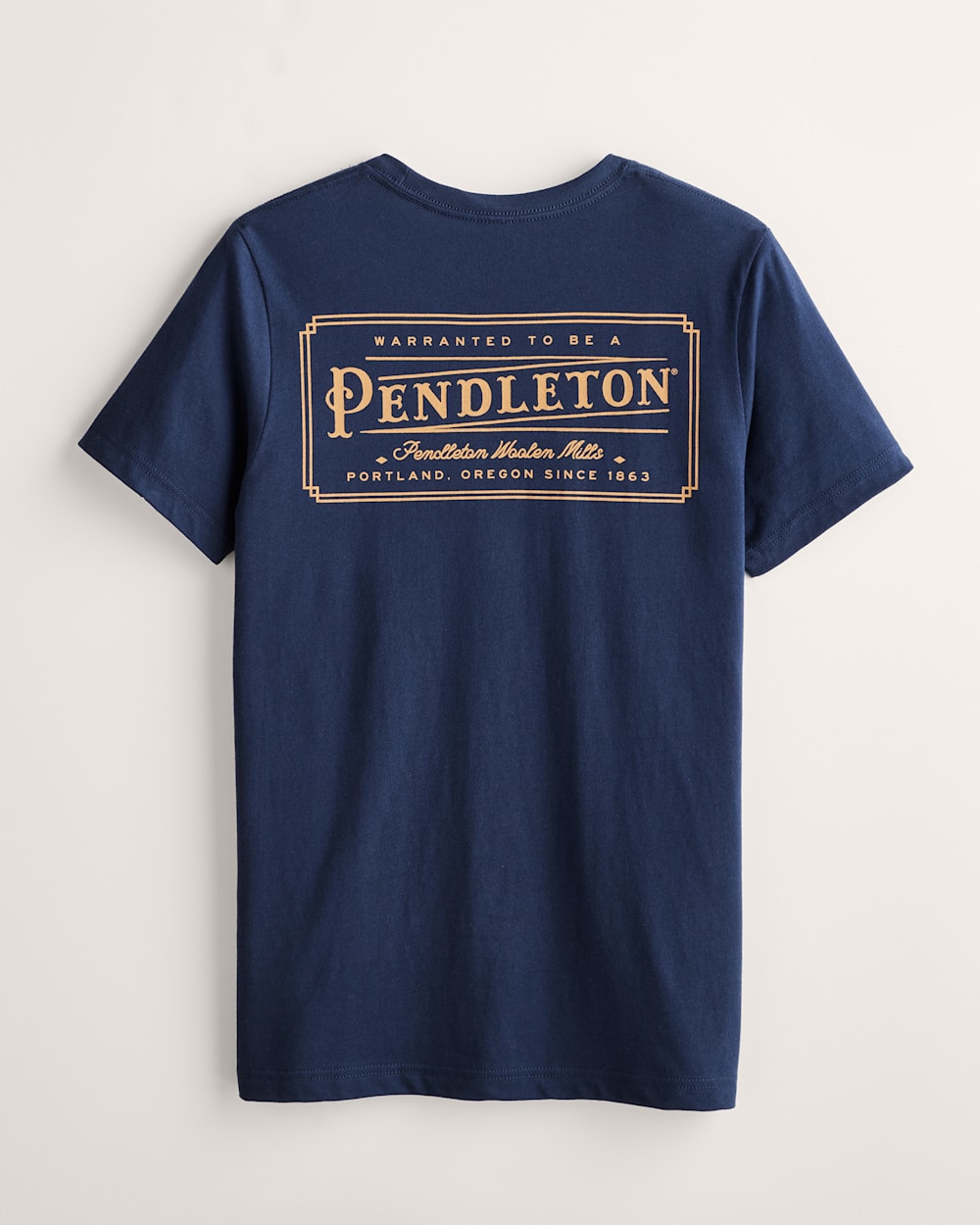 MEN'S VINTAGE LOGO GRAPHIC TEE IN NAVY/GOLD image number 1