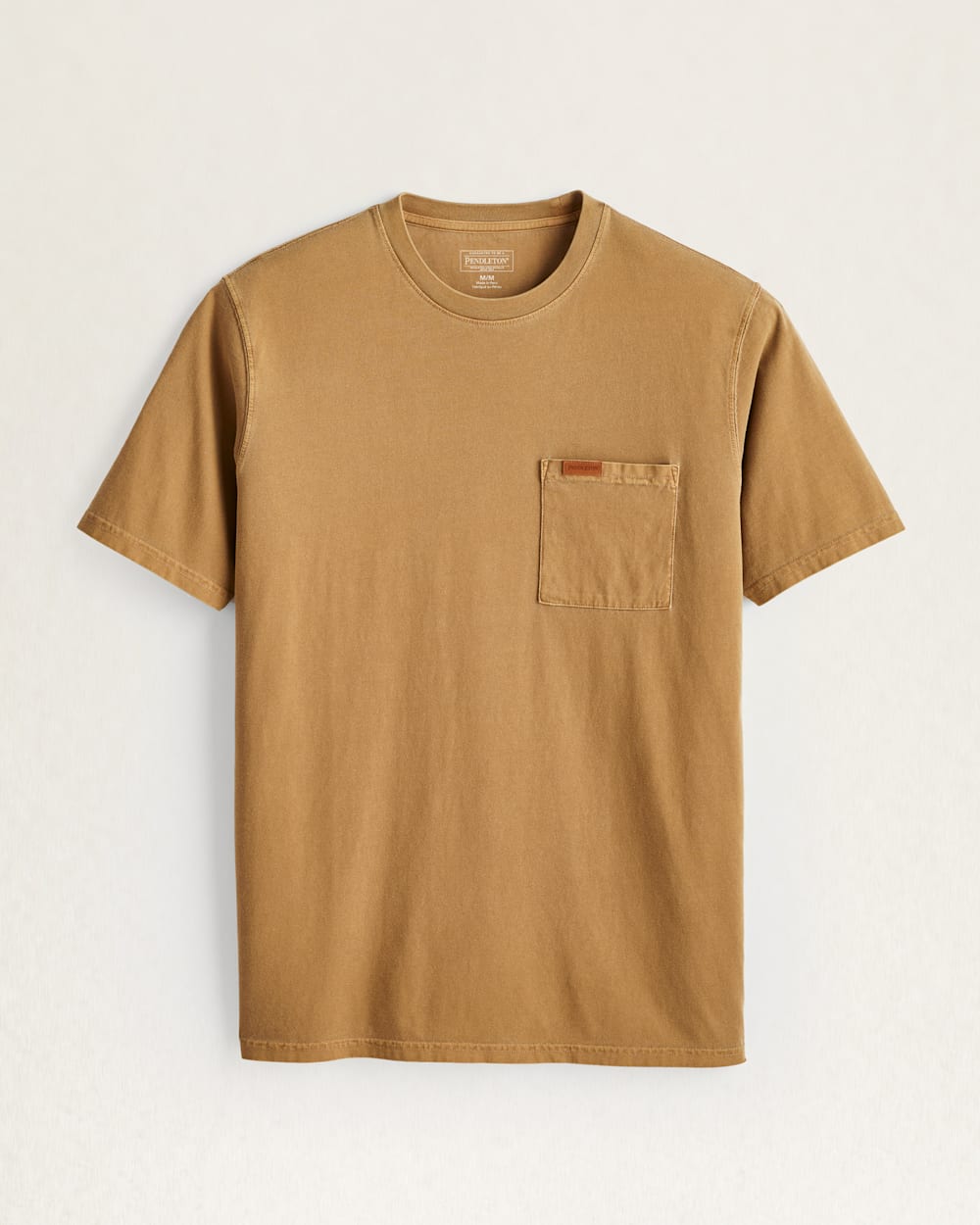 MEN'S SHORT-SLEEVE DESCHUTES POCKET TEE IN GOLD image number 1