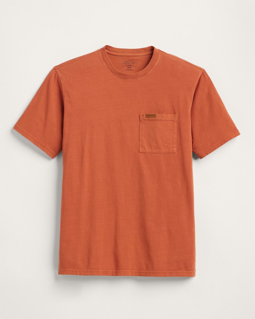 MEN'S SHORT-SLEEVE DESCHUTES POCKET TEE IN BURNT ORANGE image number 1