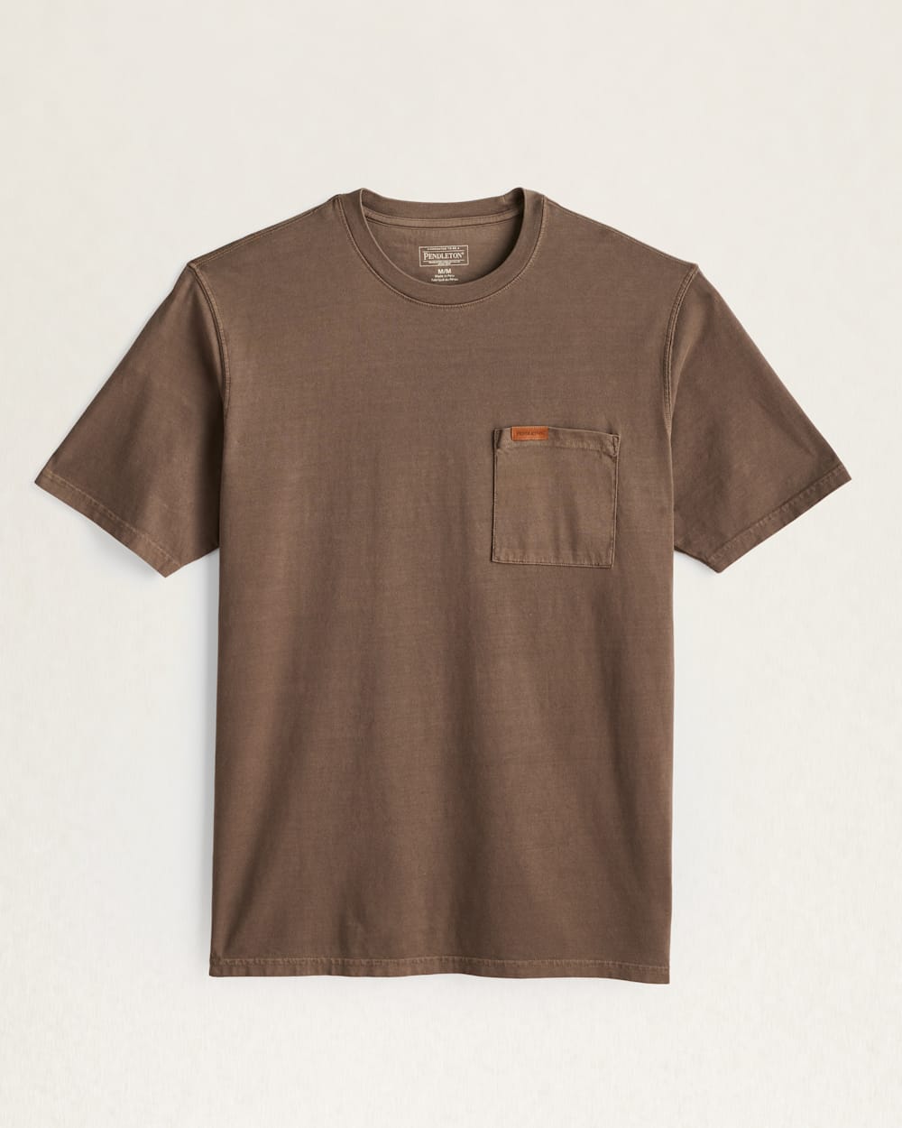 MEN'S SHORT-SLEEVE DESCHUTES POCKET TEE IN ASH BROWN image number 1