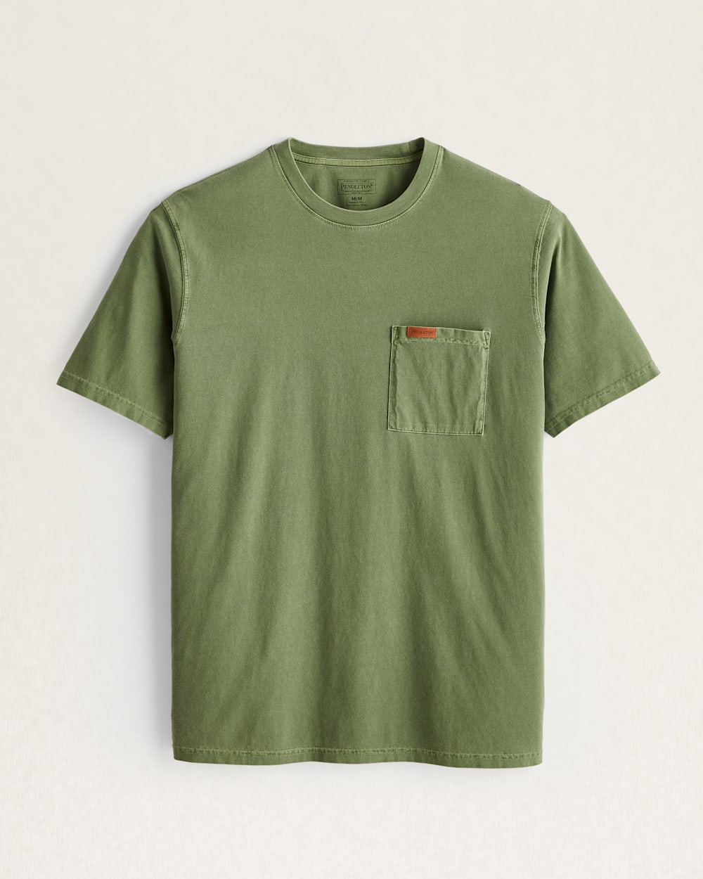 MEN'S SHORT-SLEEVE DESCHUTES POCKET TEE IN FERN GREEN image number 1