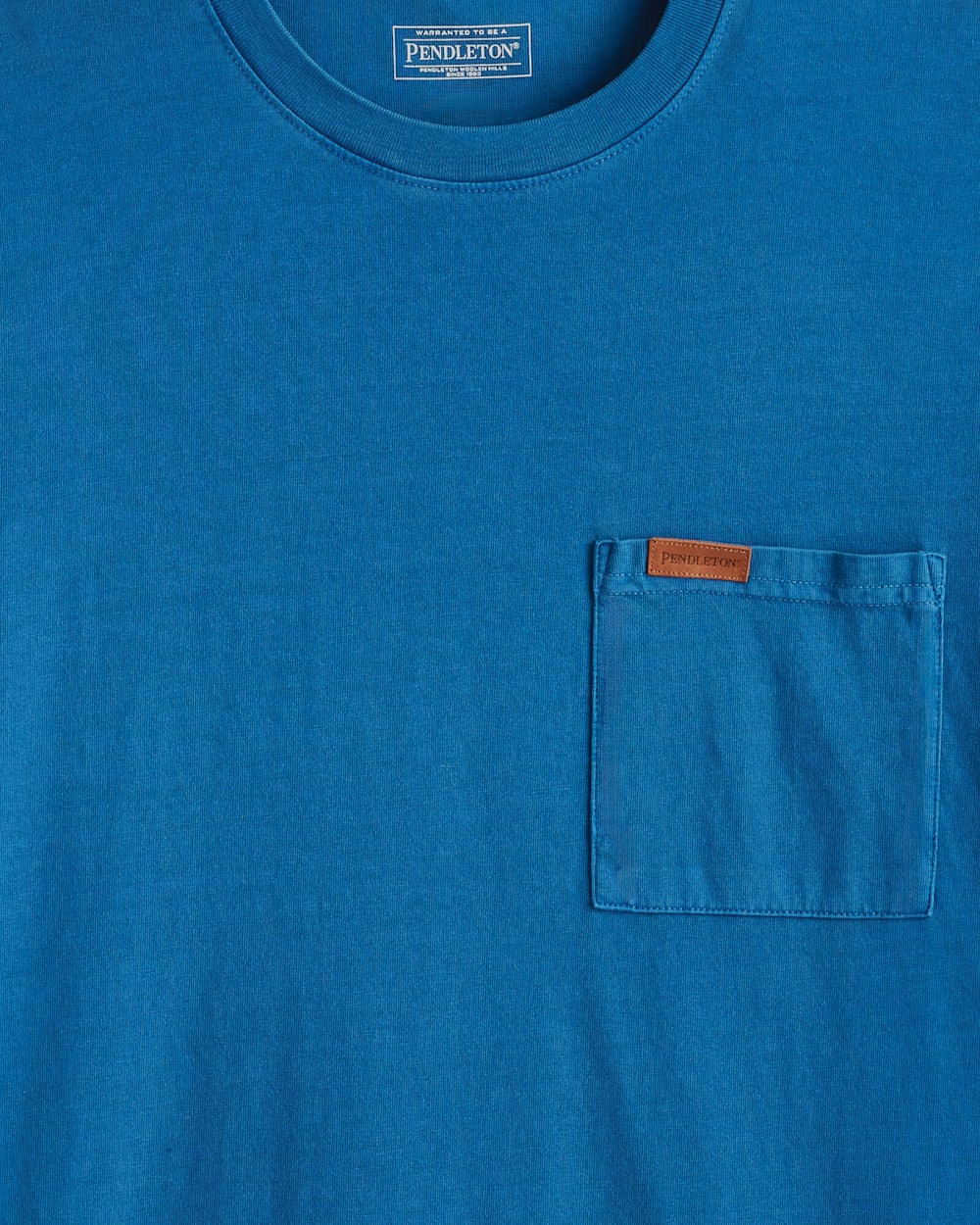 ALTERNATE VIEW OF MEN'S SHORT-SLEEVE DESCHUTES POCKET TEE IN SET SAIL BLUE image number 2