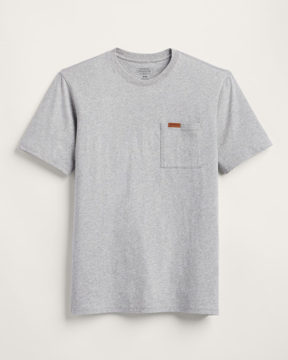MEN'S SHORT-SLEEVE DESCHUTES POCKET TEE IN HEATHER GREY image number 1