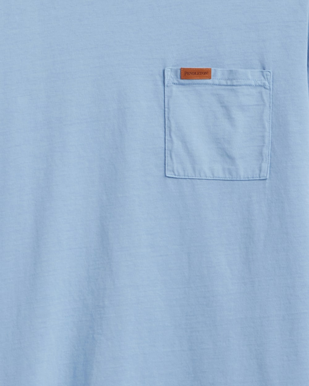 ALTERNATE VIEW OF MEN'S SHORT-SLEEVE DESCHUTES POCKET TEE IN MIST BLUE image number 6