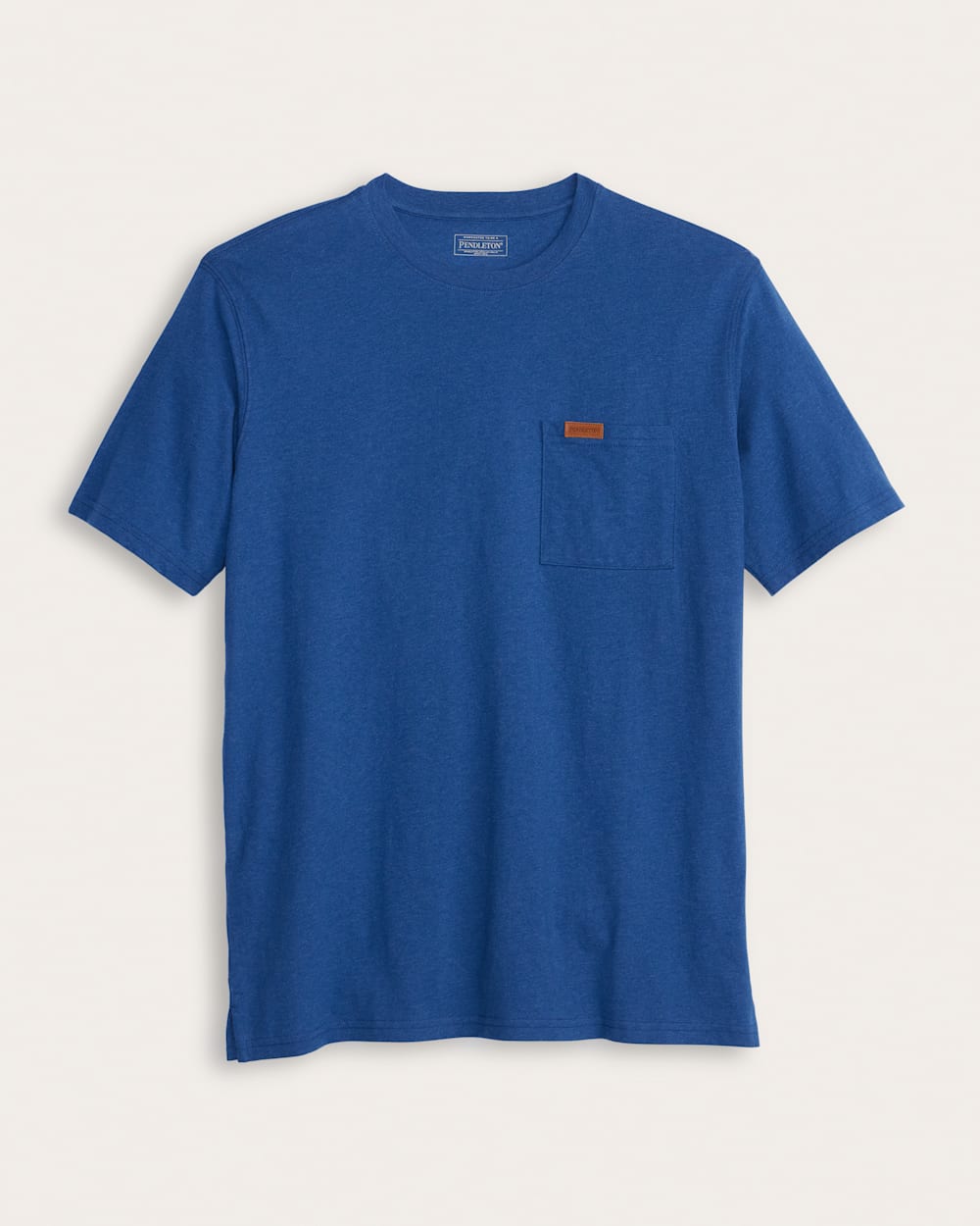 MEN'S SHORT-SLEEVE DESCHUTES POCKET TEE IN BLUE HEATHER image number 1