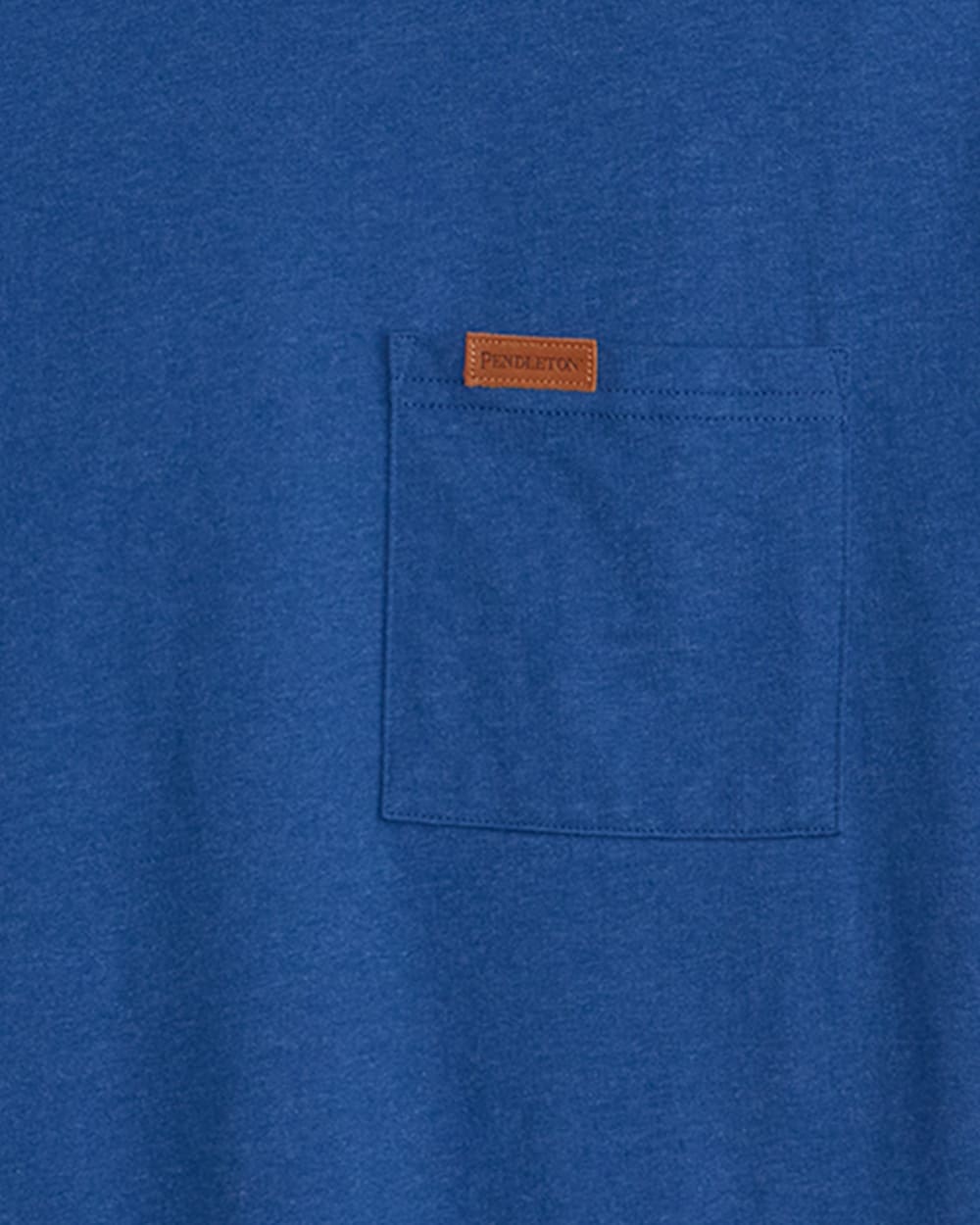 ALTERNATE VIEW OF MEN'S SHORT-SLEEVE DESCHUTES POCKET TEE IN BLUE HEATHER image number 2