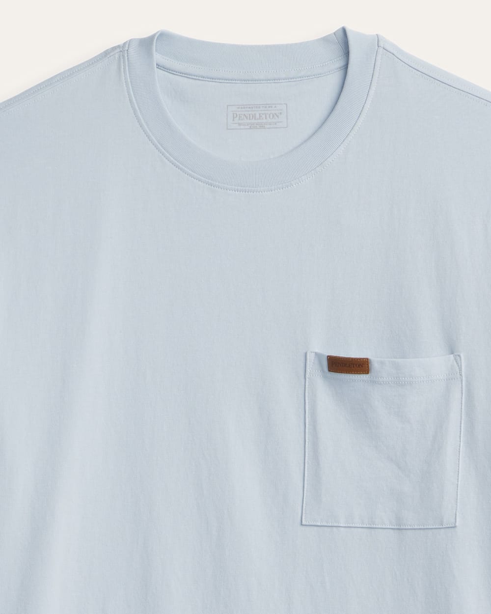 ALTERNATE VIEW OF MEN'S SHORT-SLEEVE DESCHUTES POCKET TEE IN LIGHT BLUE image number 2