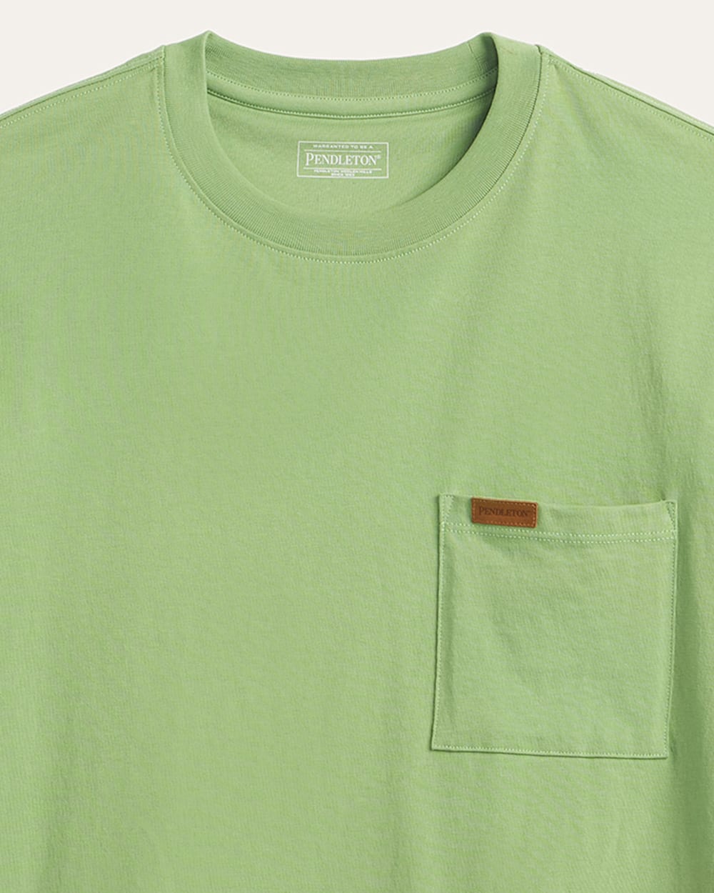 ALTERNATE VIEW OF MEN'S SHORT-SLEEVE DESCHUTES POCKET TEE IN GREEN image number 2