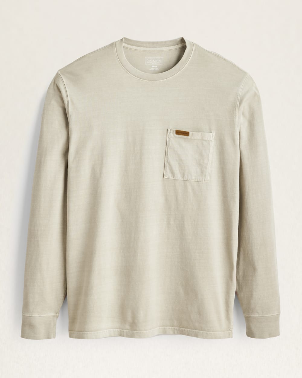 MEN'S LONG-SLEEVE DESCHUTES POCKET TEE IN THUNDER GREY image number 1