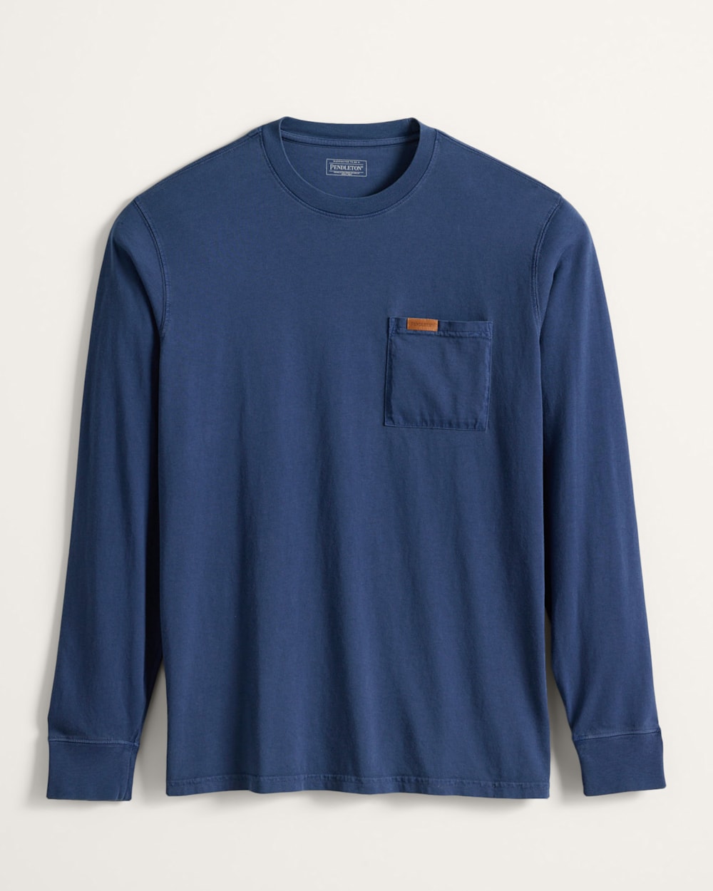 MEN'S LONG-SLEEVE DESCHUTES POCKET TEE IN ROYAL BLUE image number 1