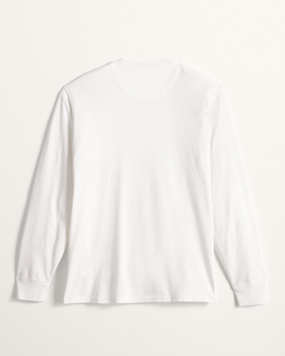 ALTERNATE VIEW OF MEN'S LONG-SLEEVE DESCHUTES POCKET TEE IN WHITE image number 2