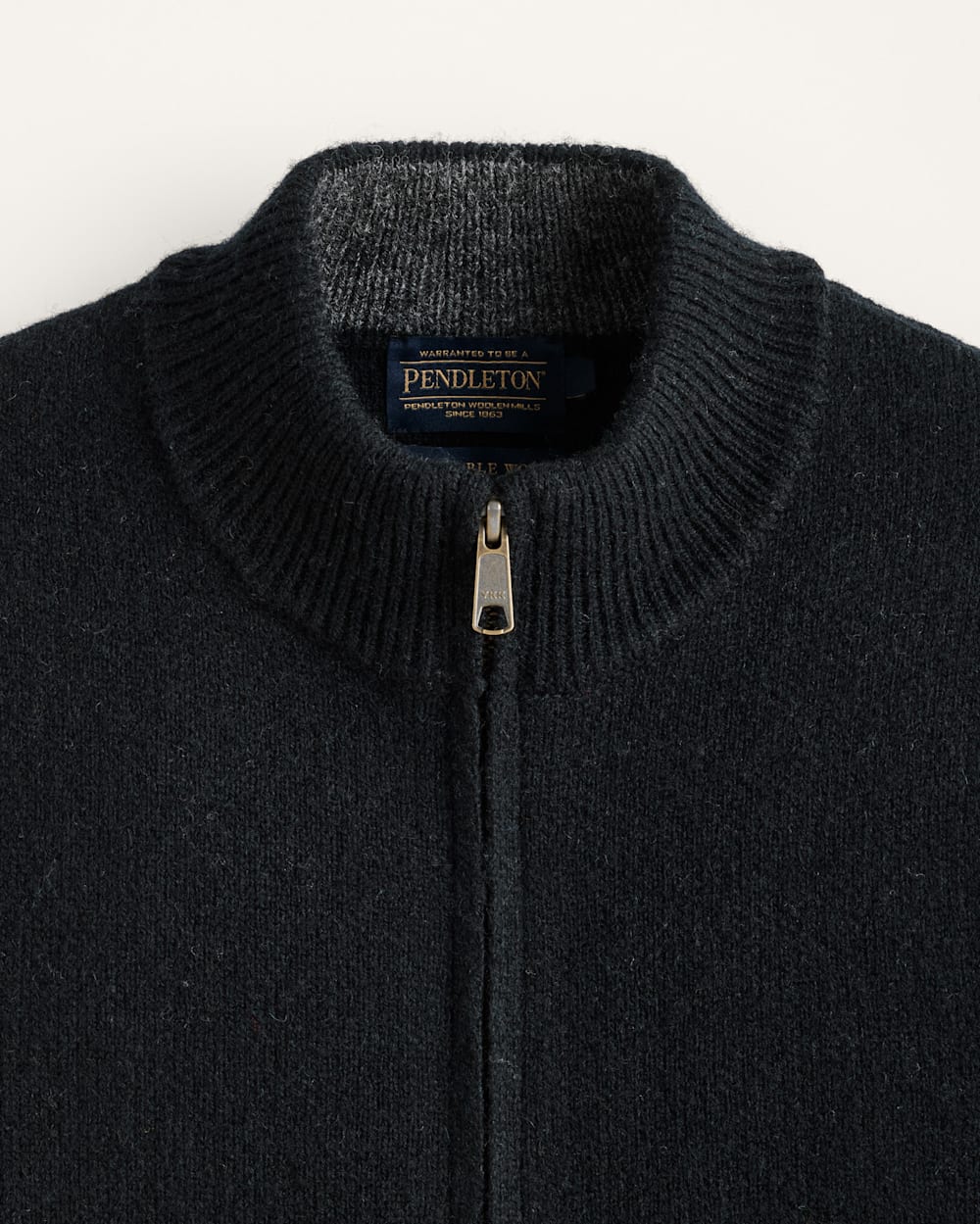 ALTERNATE VIEW OF MEN'S SHETLAND COLLECTION SWEATER VEST IN BLACK image number 2
