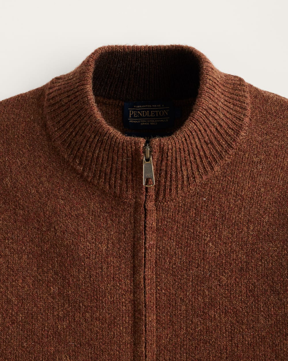 ALTERNATE VIEW OF MEN'S SHETLAND COLLECTION SWEATER VEST IN SPICED HEATHER image number 2
