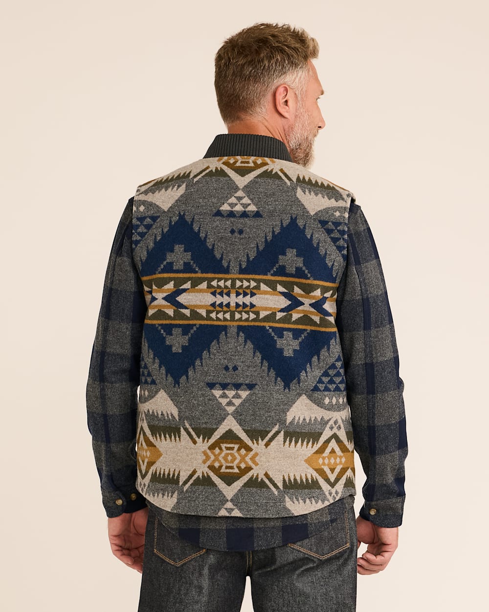 Pendleton wool vest mens hot sale