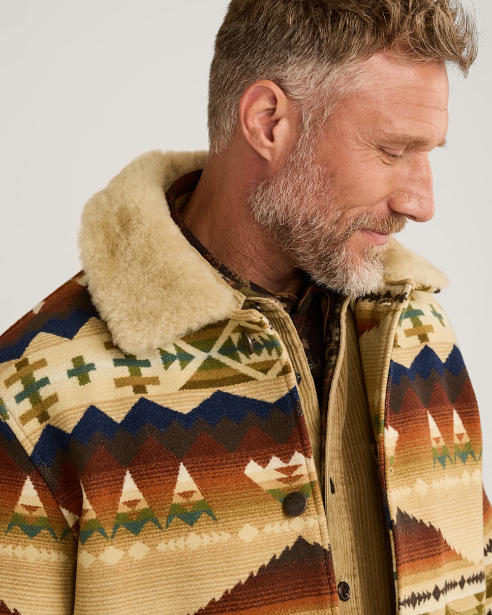 Pendleton brownsville shearling collar coat discount
